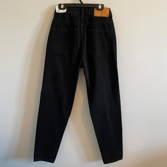 ZARA Mom Fit Black Jeans Trafaluc Denim - Picture 2 of 9